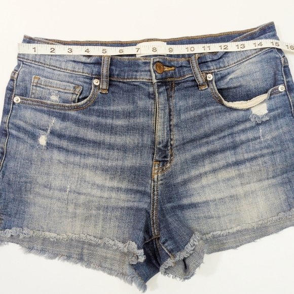 Pistola Distressed Jean Shorts - Picture 4 of 8